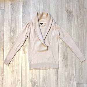 (New) Ann Taylor cashmere& wool blended shawl-neck sweater, XS
